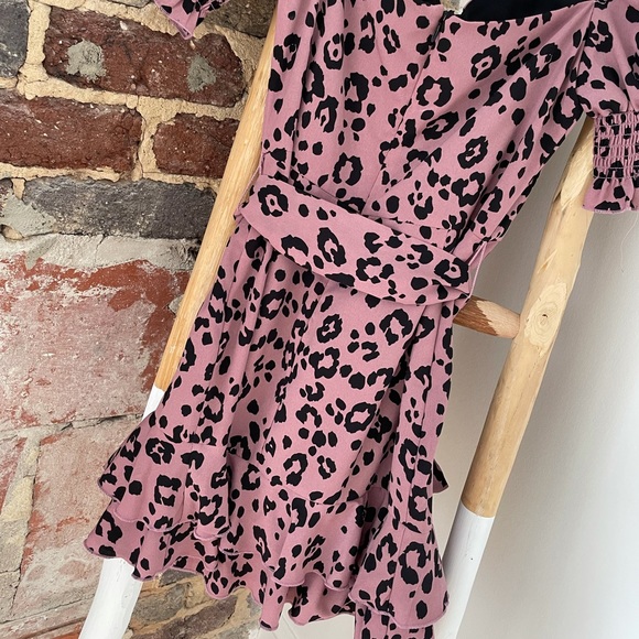 Majorelle Cameron Animal Print Mauve Bustier Dress - Picture 8 of 10